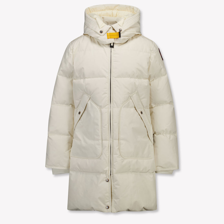 Parajumpers Longbear Kinder Meisjes Winterjas In Off White