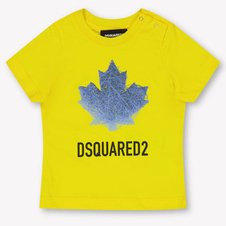 Dsquared2 Baby Jongens T-Shirt In Geel