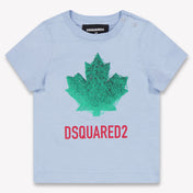 Dsquared2 Baby Jongens T-Shirt In Licht Blauw