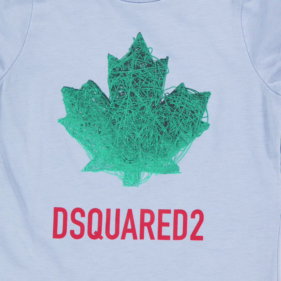 Dsquared2 Baby Jongens T-Shirt In Licht Blauw