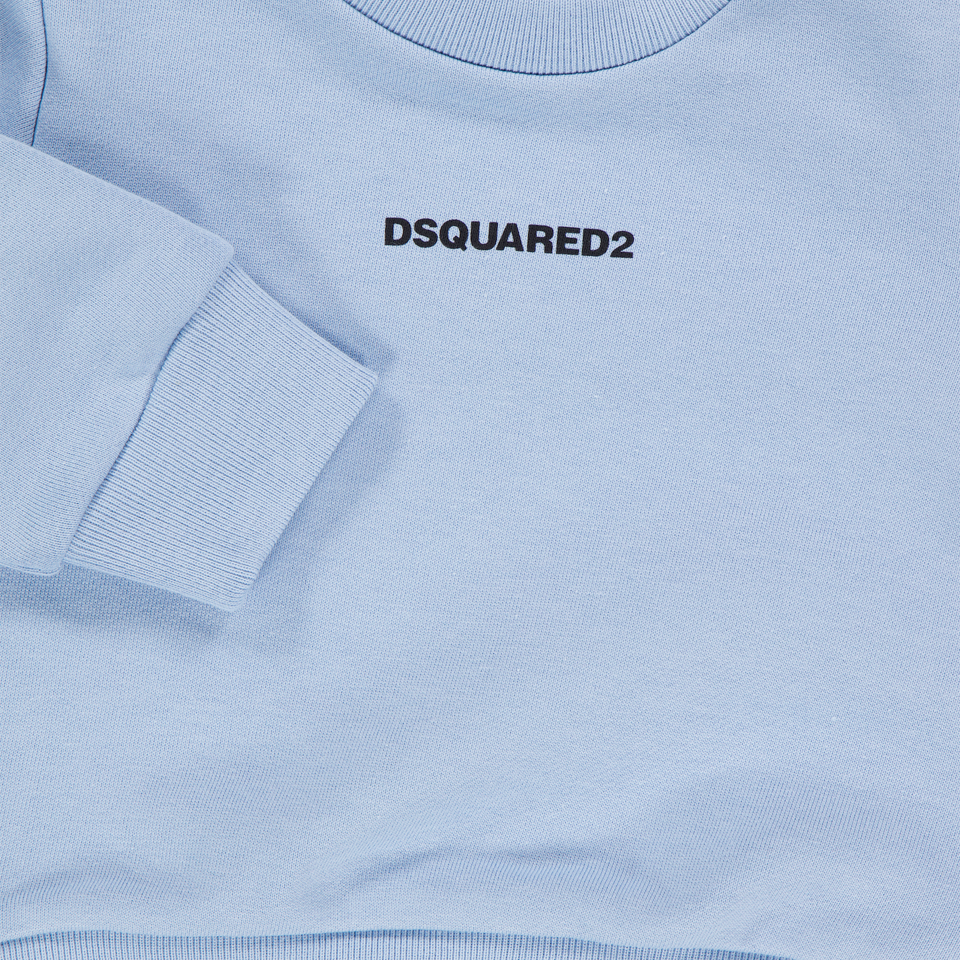 Dsquared2 Baby Jongens Trui In Licht Blauw