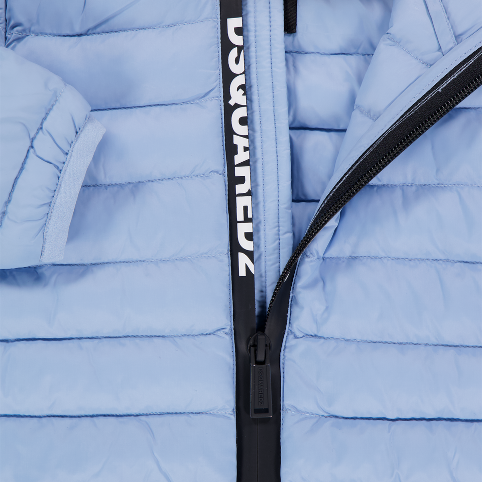 Dsquared2 Baby Jongens Tussenjas In Licht Blauw