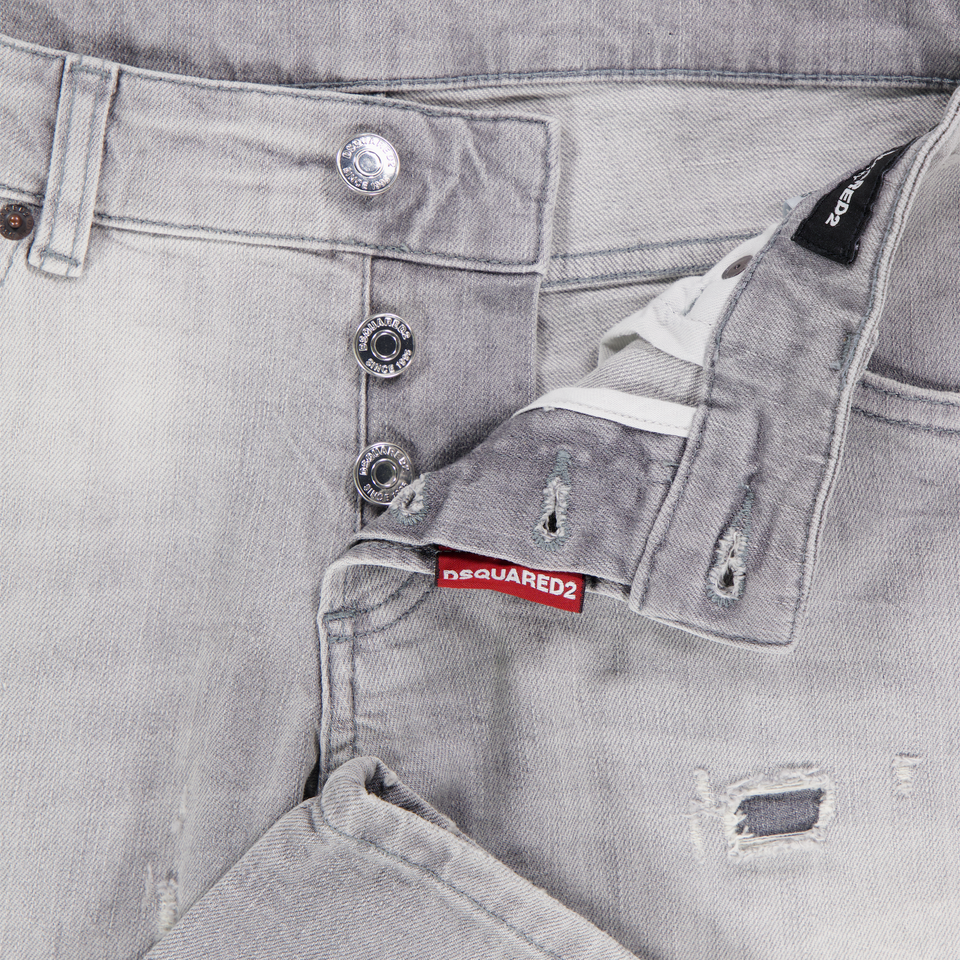 Dsquared2 Kinder Jongens Jeans In Licht Grijs