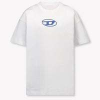 Diesel Kinder Jongens T-Shirt In Wit
