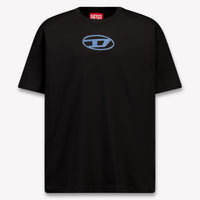 Diesel Kinder Jongens T-Shirt In Zwart
