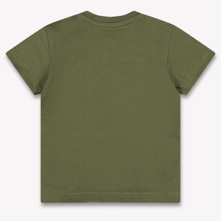 Diesel Baby Jongens T-Shirt In Army