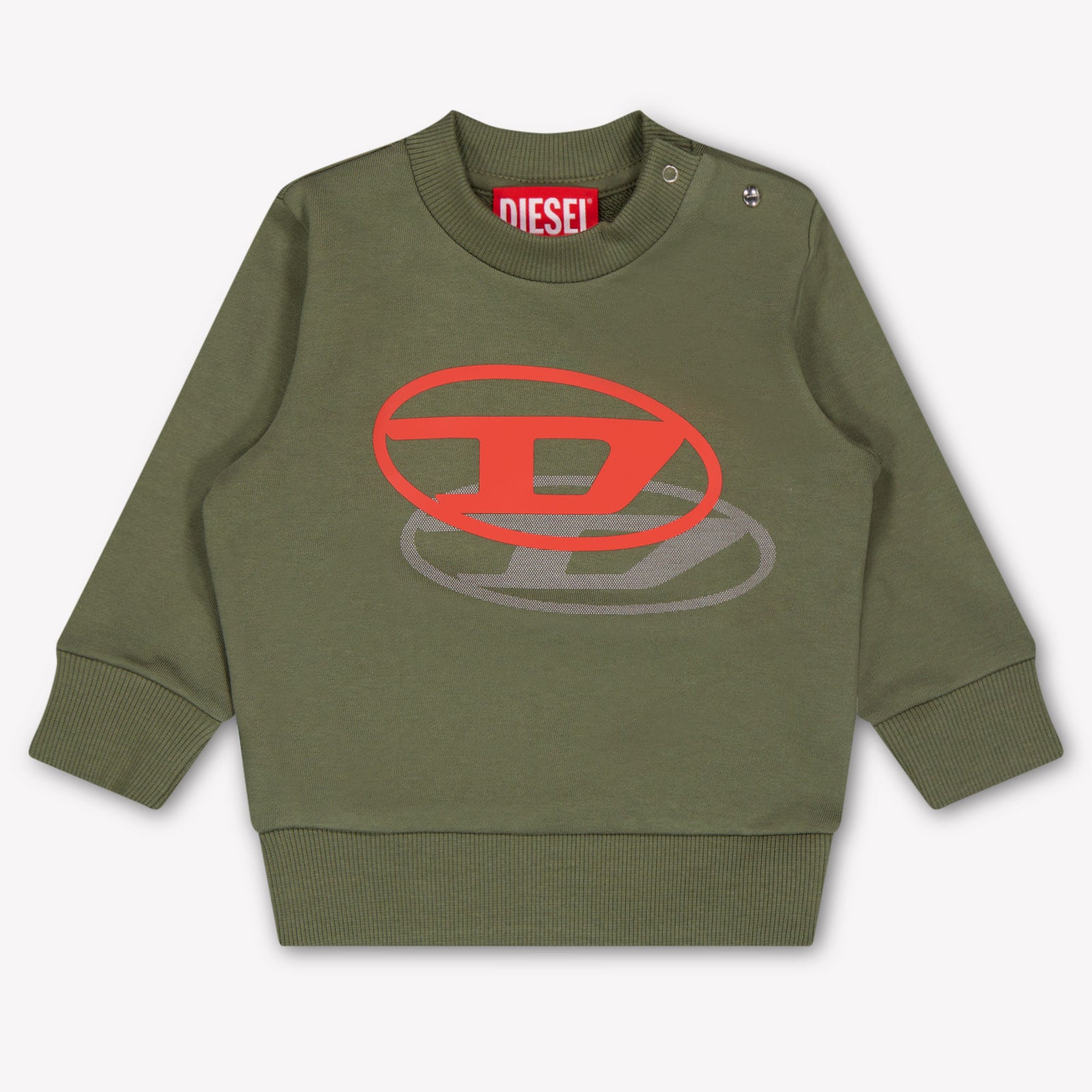Diesel Baby Jongens Trui In Army
