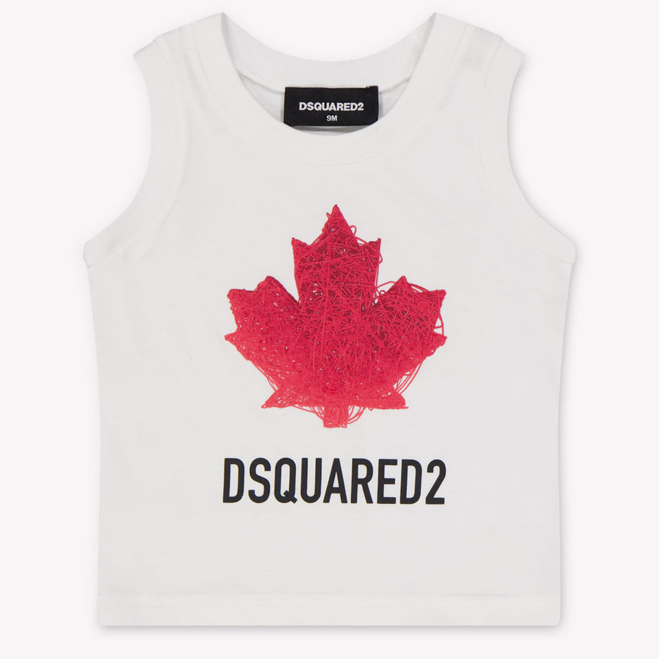 Dsquared2 Baby Jongens T-Shirt In Wit