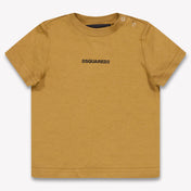 Dsquared2 Baby Jongens T-Shirt In Camel