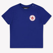 Dsquared2 Baby Jongens T-Shirt In Cobalt Blauw