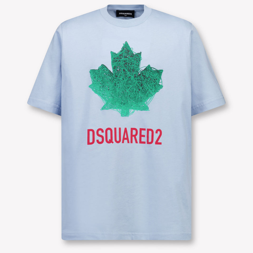 Dsquared2 Kinder Jongens T-Shirt In Licht Blauw