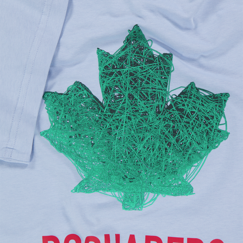 Dsquared2 Kinder Jongens T-Shirt In Licht Blauw