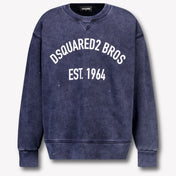 Dsquared2 Kinder Jongens Trui In Donker Blauw