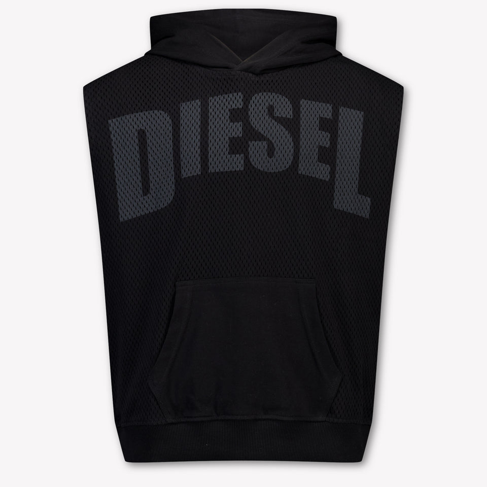 Diesel Kinder Jongens T-Shirt In Zwart