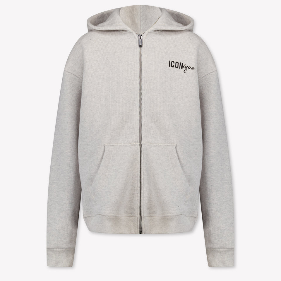 Dsquared2 Kinder Unisex Vest In Licht Grijs