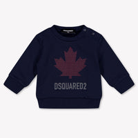 Dsquared2 Baby Jongens Trui In Navy
