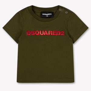Dsquared2 Baby Jongens T-Shirt In Army