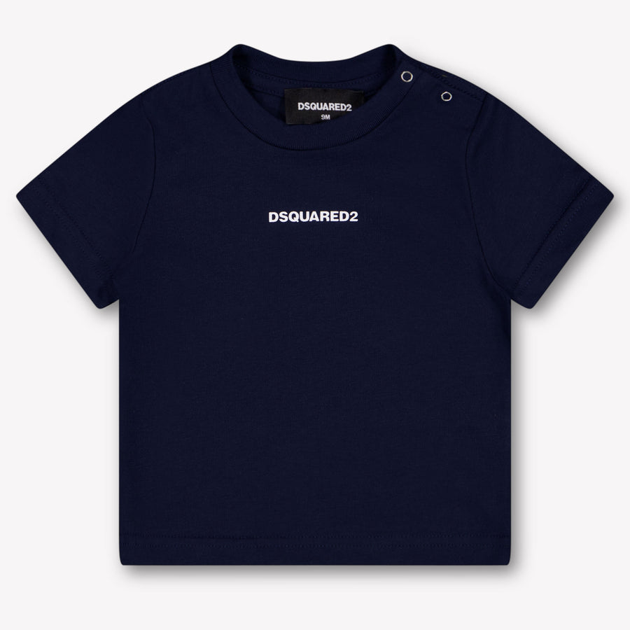 Dsquared2 Baby Jongens T-Shirt In Navy