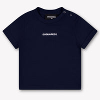 Dsquared2 Baby Jongens T-Shirt In Navy