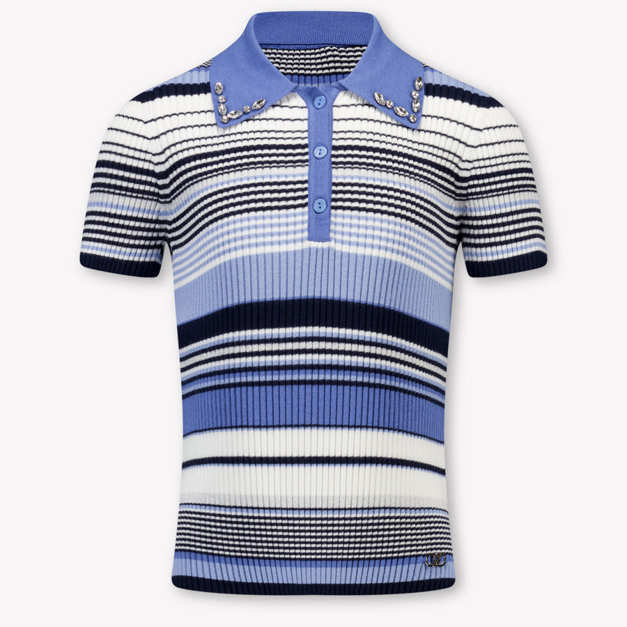 Liu Jo Kinder Meisjes Polo In Licht Blauw