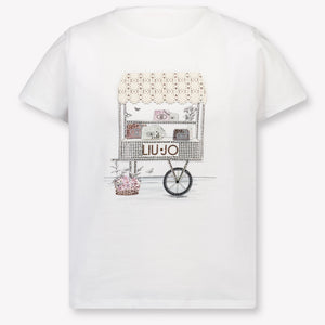 Liu Jo Kinder Meisjes T-Shirt In Wit