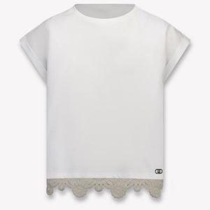 Liu Jo Kinder Meisjes T-Shirt In Wit