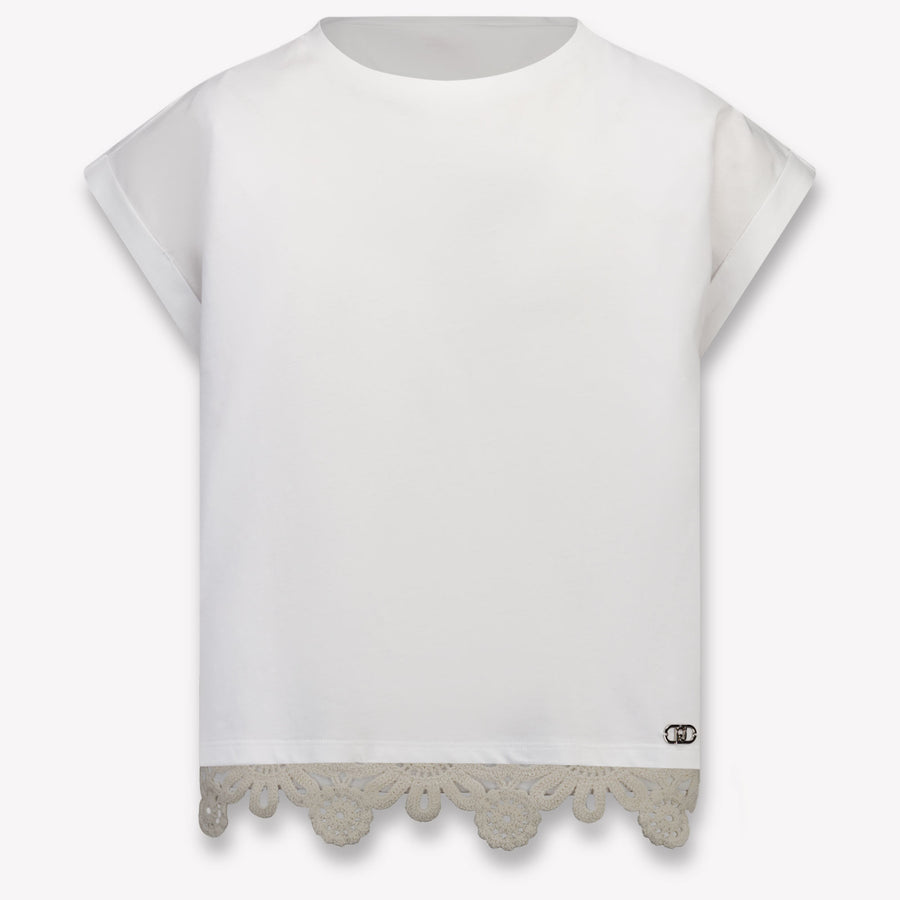 Liu Jo Kinder Meisjes T-Shirt In Wit
