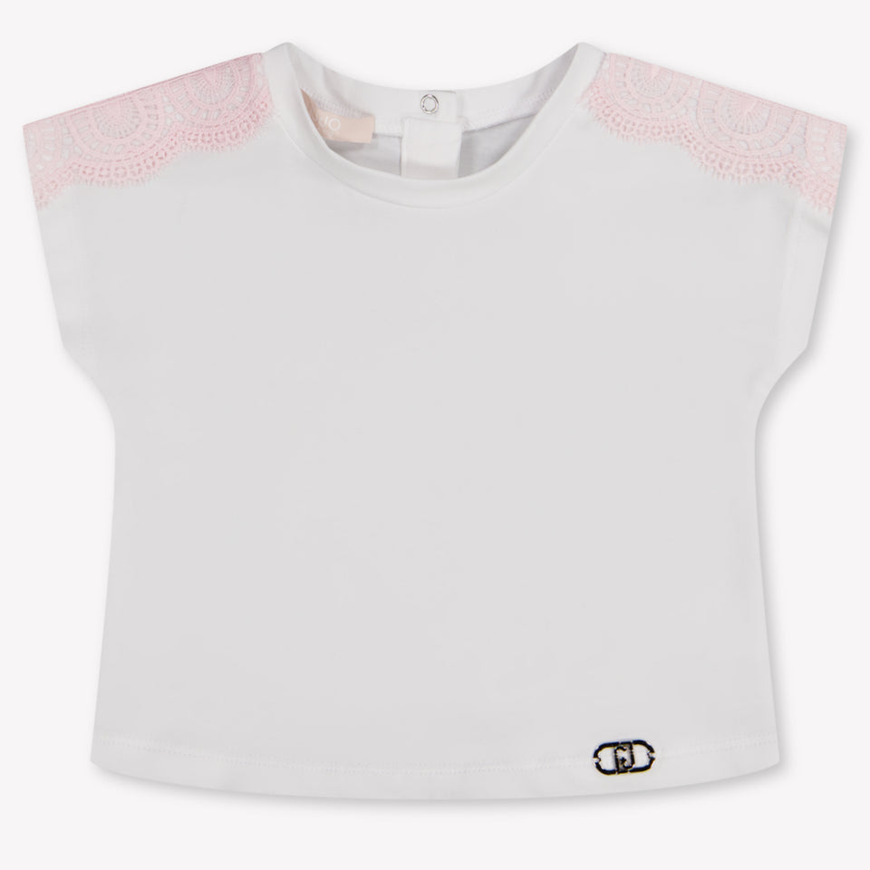 Liu Jo Baby Meisjes T-Shirt In Wit