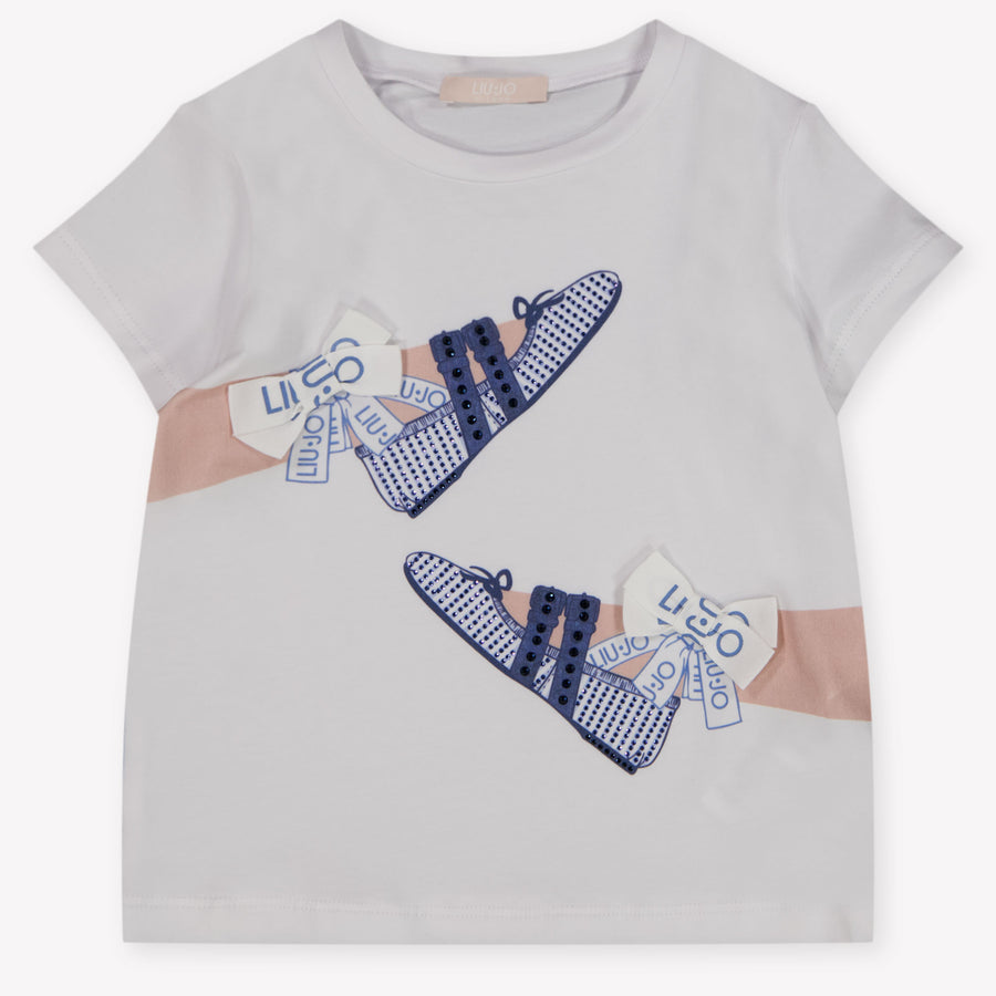 Liu Jo Kinder Meisjes T-Shirt In Wit