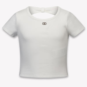 Liu Jo Kinder Meisjes T-Shirt In Wit
