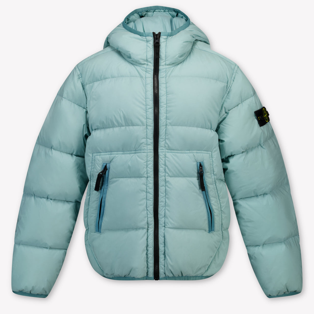 Stone Island Kinder Jongens Winterjas In Licht Blauw