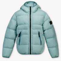 Stone Island Kinder Jongens Winterjas In Licht Blauw