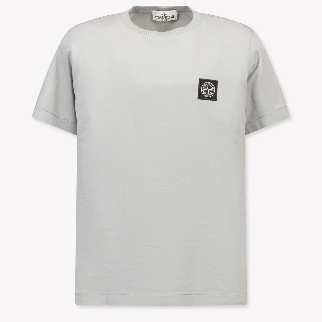 Stone Island Kinder Jongens T-Shirt In Licht Grijs