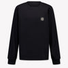 Stone Island Kinder Jongens T-Shirt In Zwart