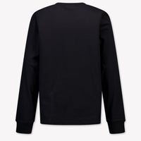 Stone Island Kinder Jongens T-Shirt In Zwart