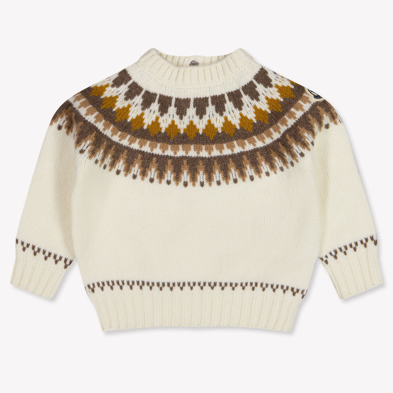 Moncler Baby Jongens Trui In Off White