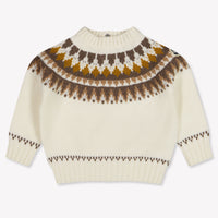 Moncler Baby Jongens Trui In Off White