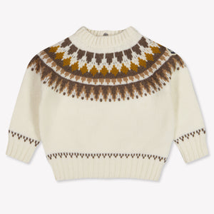 Moncler Baby Jongens Trui In Off White