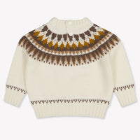 Moncler Baby Jongens Trui In Off White