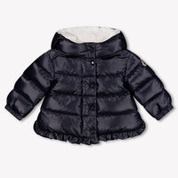 Moncler Tazui Baby Meisjes Winterjas In Navy