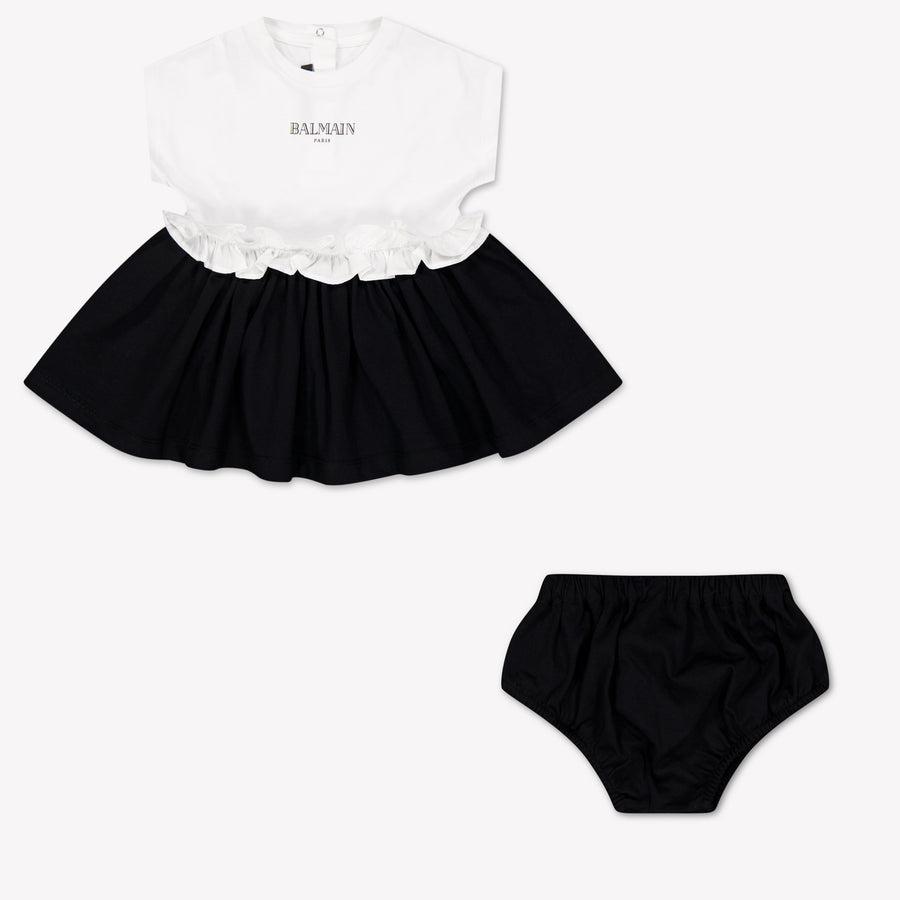 Balmain Baby Meisjes Jurk In Zwart