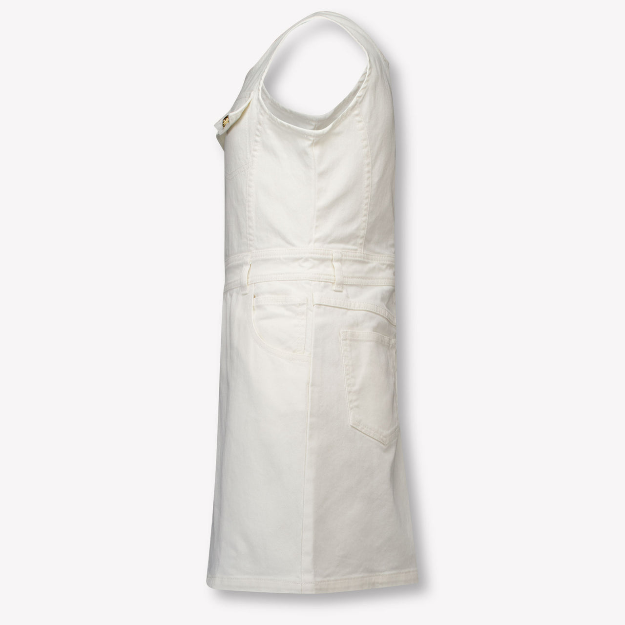 Balmain Kinder Meisjes Jurk In Wit