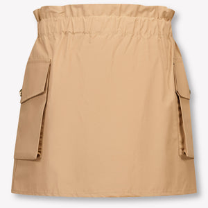 Balmain Kinder Meisjes Rokje In Licht Bruin