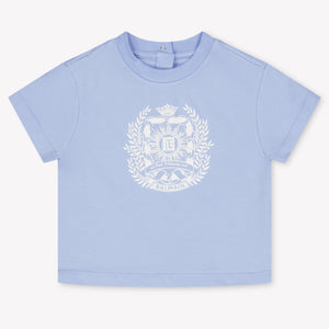 Balmain Baby Meisjes T-Shirt In Licht Blauw