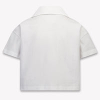 Balmain Kinder Meisjes Polo In Wit