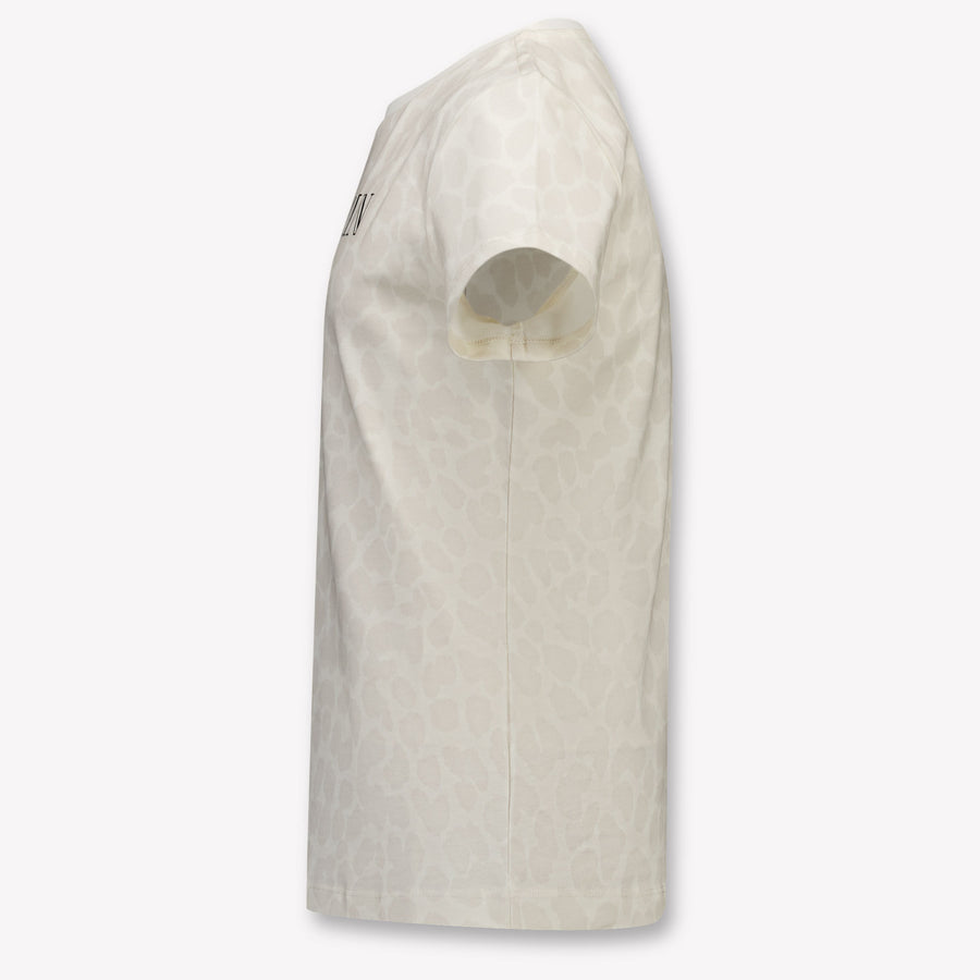 Balmain Kinder Meisjes T-Shirt In Off White