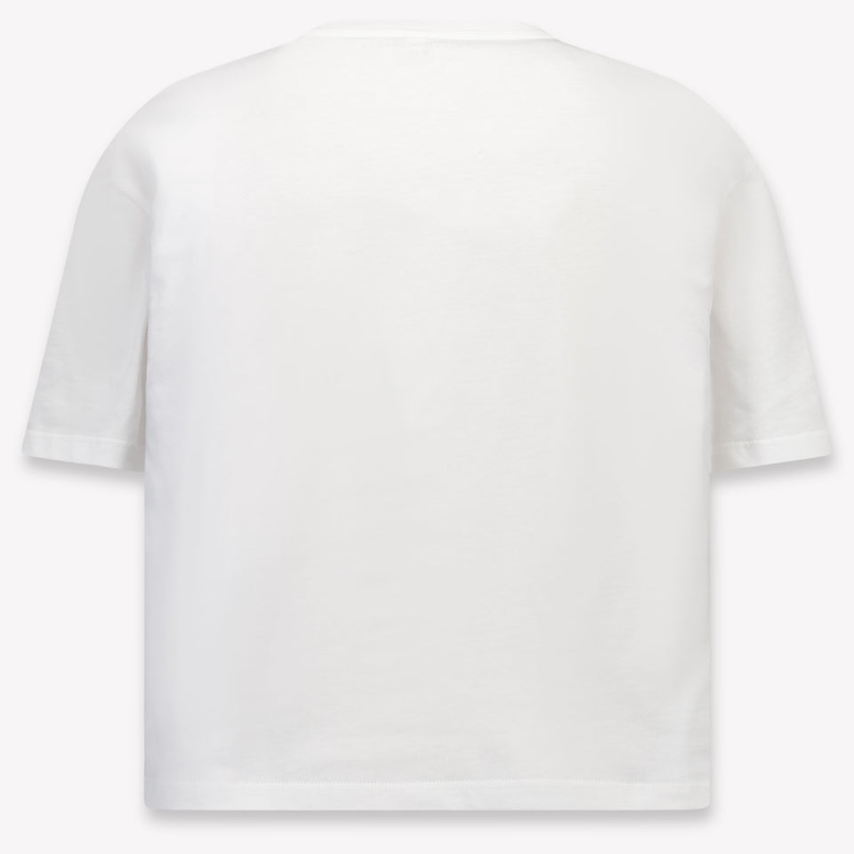 Stella McCartney Kinder Meisjes T-Shirt In Wit