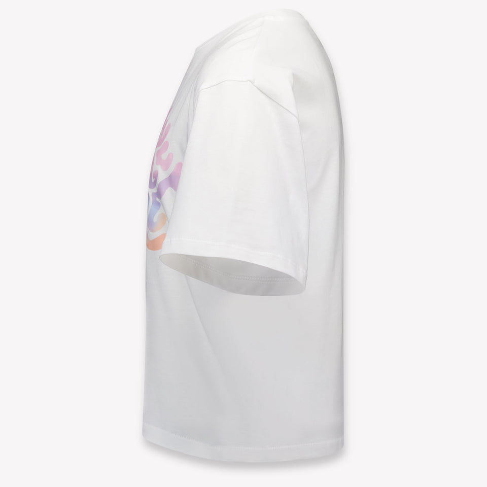 Stella McCartney Kinder Meisjes T-Shirt In Wit