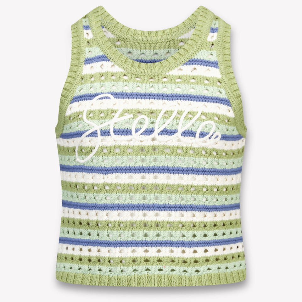 Stella McCartney Kinder Meisjes T-Shirt In Groen