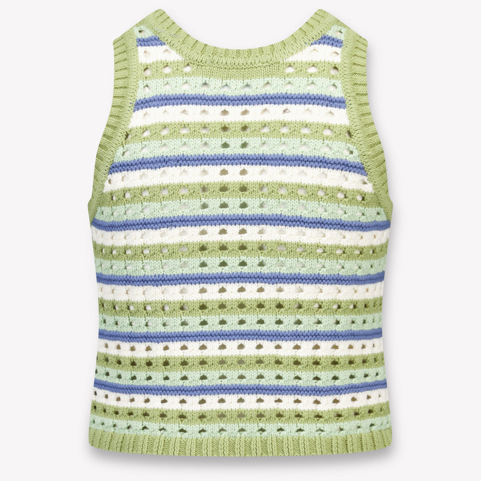 Stella McCartney Kinder Meisjes T-Shirt In Groen